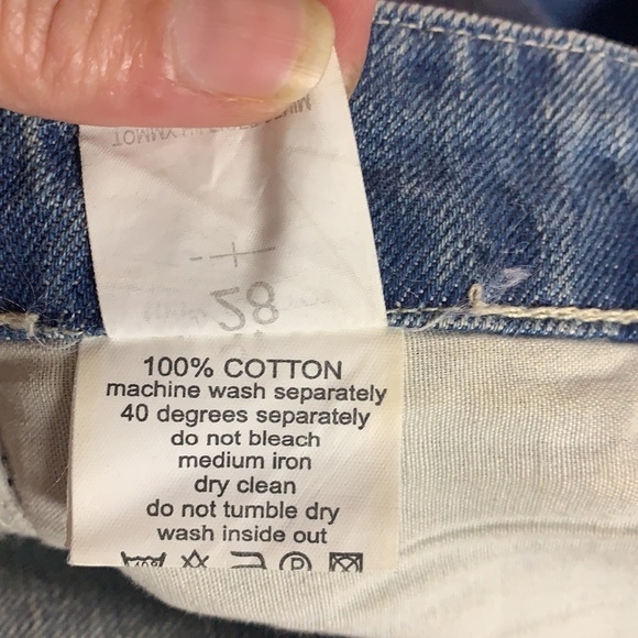 TOMMY Hilfiger Light Blue Wash Distressed Straight Leg Jeans Size 28 - Picture 9 of 16